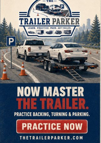 From the makers of The Drag Car Racer: The Trailer Parker -- practice backing, turning and parking any trailer. Practice Now.